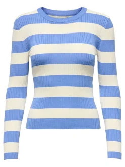 Trui blauw/wit