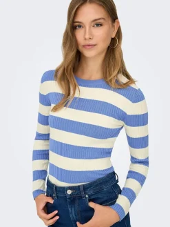 Trui blauw/wit