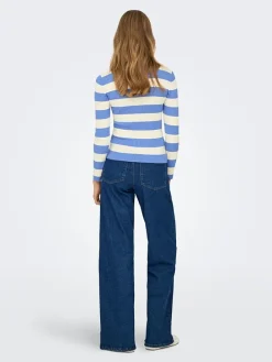 Trui blauw/wit