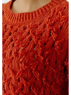 Trui bruinrood
