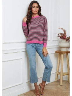 Trui "Dweg" roze/kaki