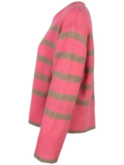 Trui groen/roze