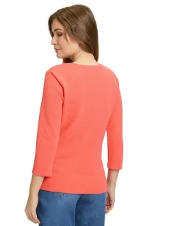 Trui koraalrood