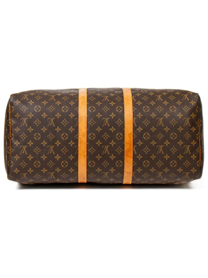 Tweedehands weekendtas "Keepall" bruin - (B)55 x (H)28 x (D)25 cm