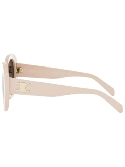 Uniseks zonnebril beige/grijs