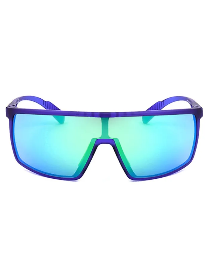 Unisekszonnebril blauw/groen