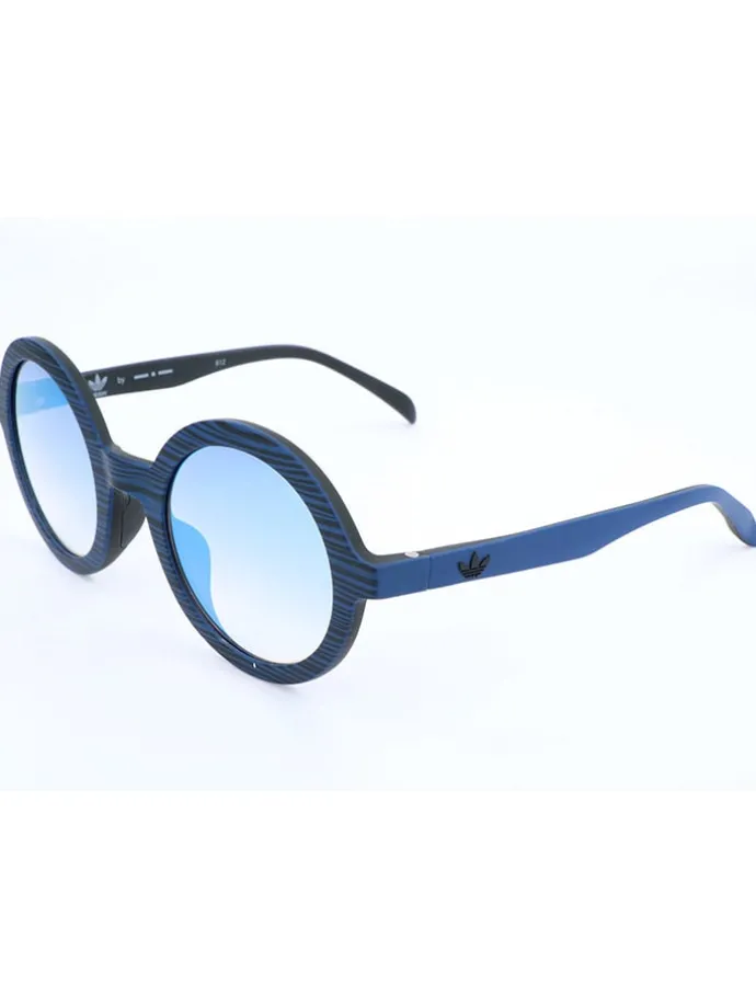 Unisekszonnebril blauw/lichtblauw