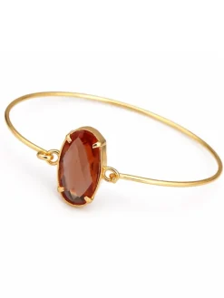 Vergulde armband met edelstenen