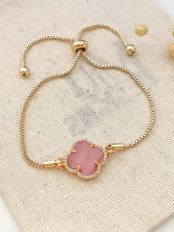 Vergulde armband met sierelement