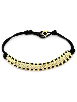 Vergulde armband met sierelement