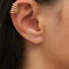 Vergulde earcuff
