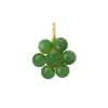Vergulde hanger "My Flower" met edelstenen