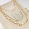 Vergulde ketting - (L)45 cm