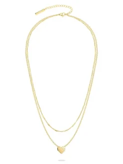 Vergulde ketting - (L)46 cm