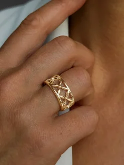 Vergulde ring