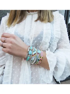 Verzilverde armband 