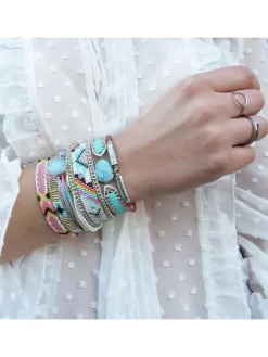 Verzilverde armband 