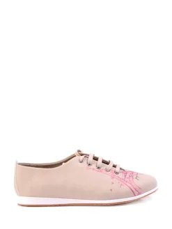 Veterschoenen beige/meerkleurig