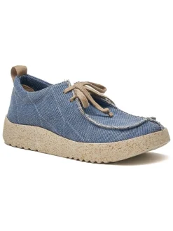 Veterschoenen blauw