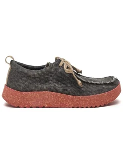 Veterschoenen donkergrijs