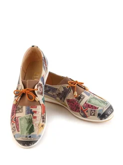 Veterschoenen meerkleurig