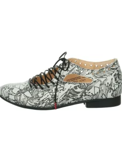 Veterschoenen wit/zwart