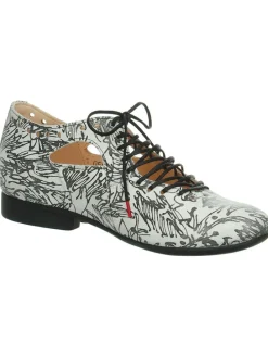 Veterschoenen wit/zwart