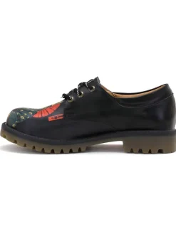 Veterschoenen zwart