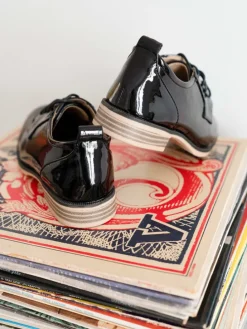 Veterschoenen zwart