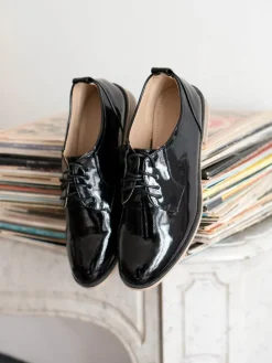 Veterschoenen zwart