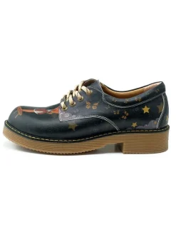 Veterschoenen zwart