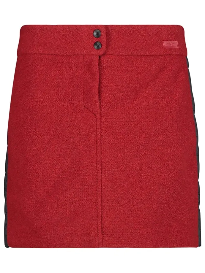 Vilten rok rood