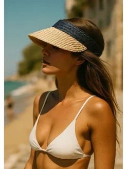 Visier beige/zwart