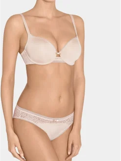 Voorgevormde beha beige