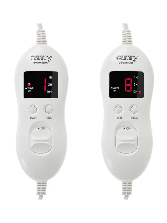 Warmte-onderdeken "CR 7436" lichtbruin - (L)160 x (B)150 cm