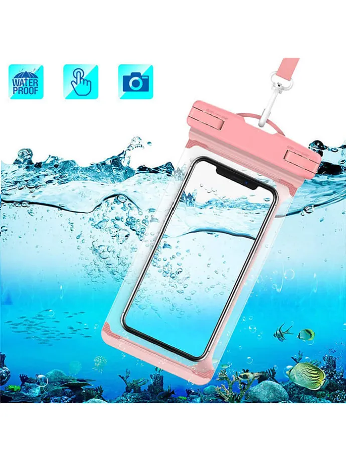 Waterdichte case lichtroze
