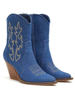 Westerse laarzen blauw
