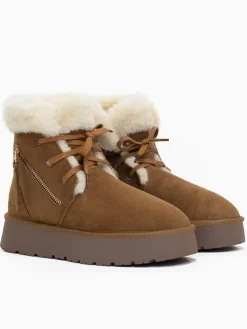 Winterboots "Celia" bruin