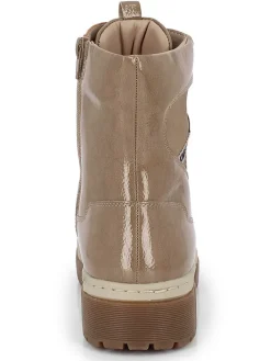 Winterboots champagnekleurig