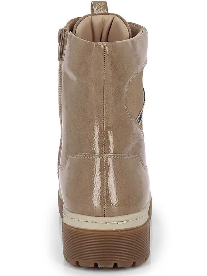 Winterboots champagnekleurig
