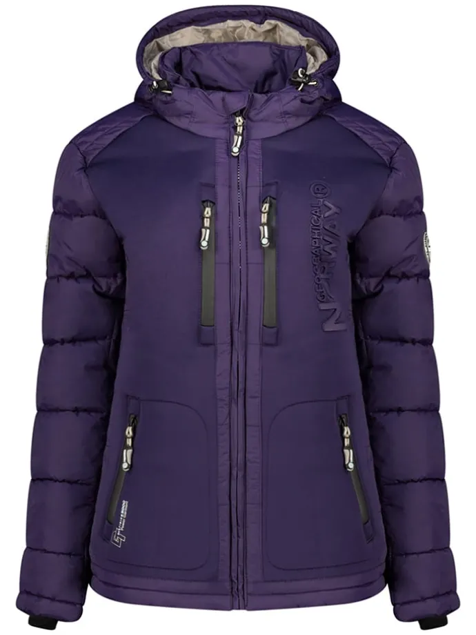 Winterjas "Beachwood" paars