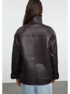 Winterjas bruin