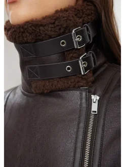 Winterjas bruin