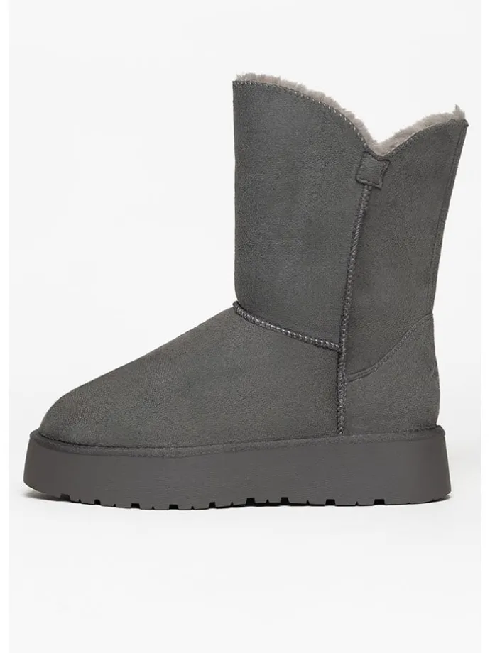Winterlaarzen "Adeline" grijs