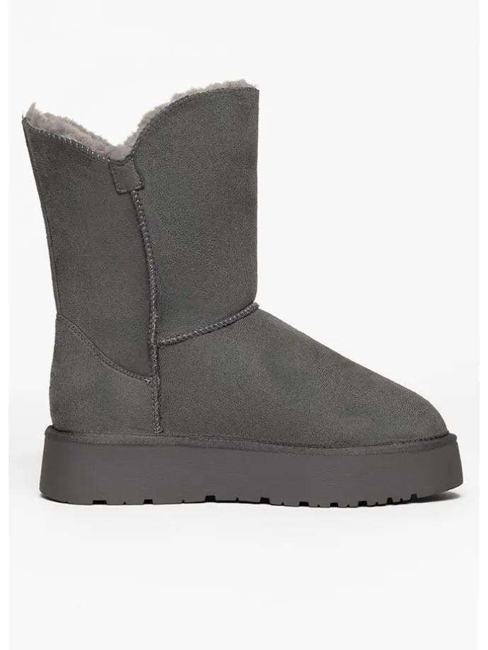 Winterlaarzen "Adeline" grijs