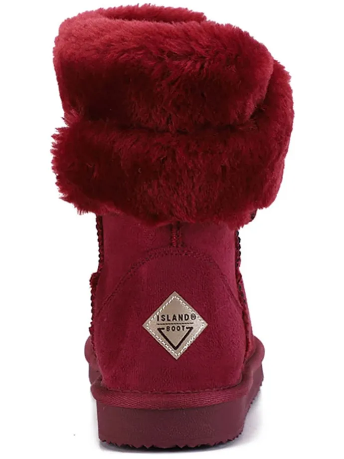 Winterlaarzen "Arine" bordeaux