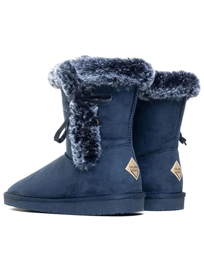 Winterlaarzen "Cora" donkerblauw