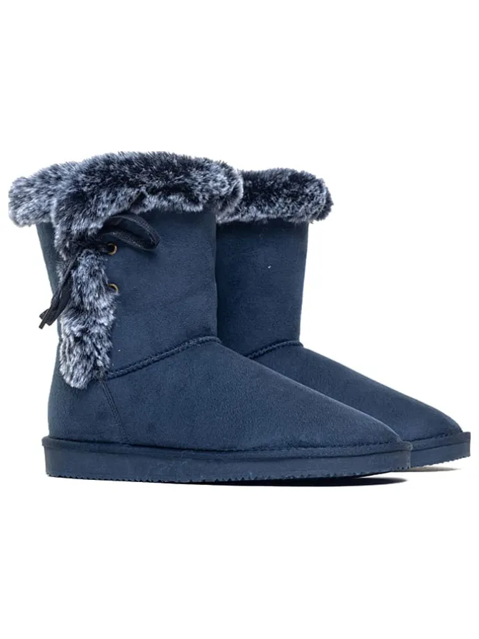 Winterlaarzen "Cora" donkerblauw
