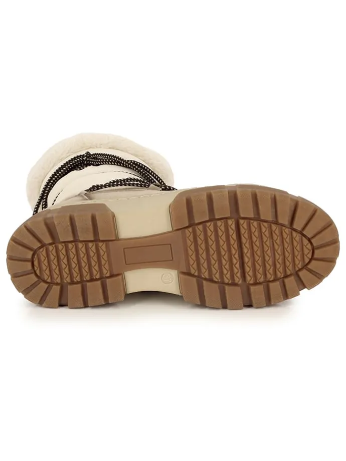 Winterlaarzen "Rosie" beige/crème