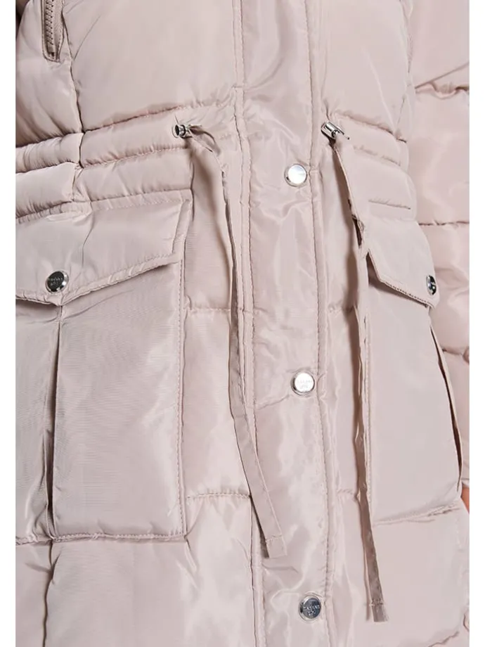 Wintermantel beige
